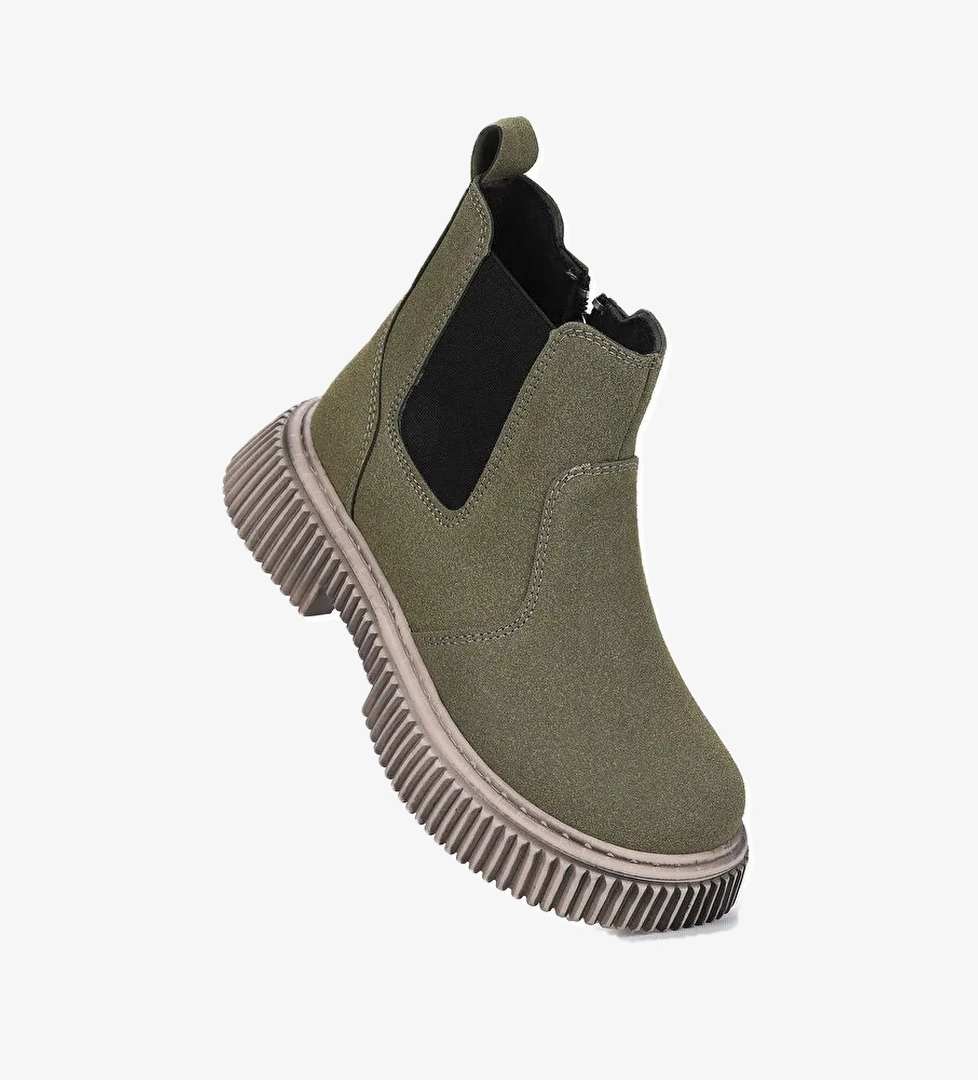 Penka Fermuarlı Erkek Çocuk Günlük Bot Ayakkabı