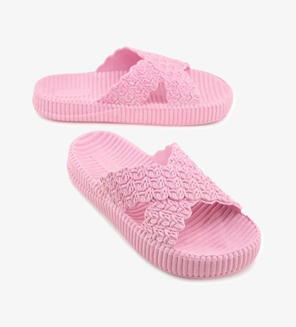 Kadın Yazlık Ev Banyo Islak Zemine Uygun Terlik - Görsel 1