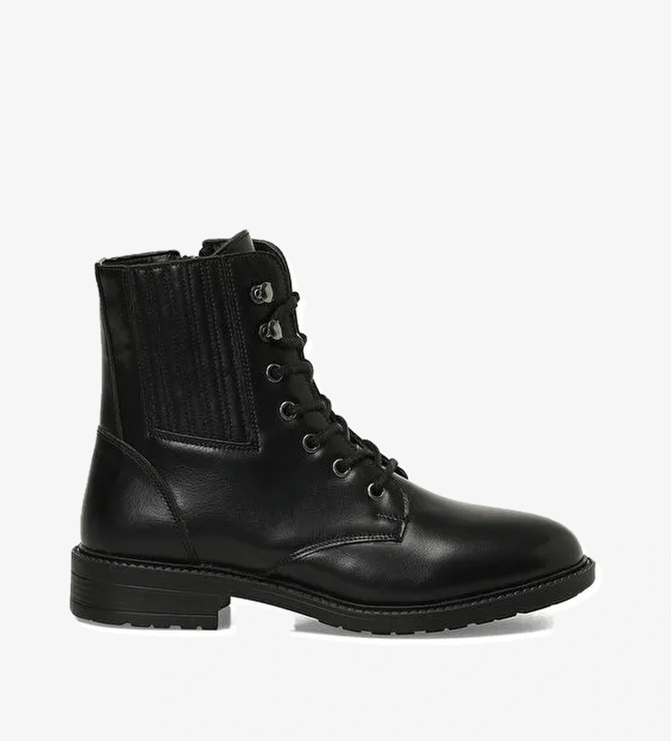 324075.Z 5PR Siyah Kadın Düz Bot - Görsel 1