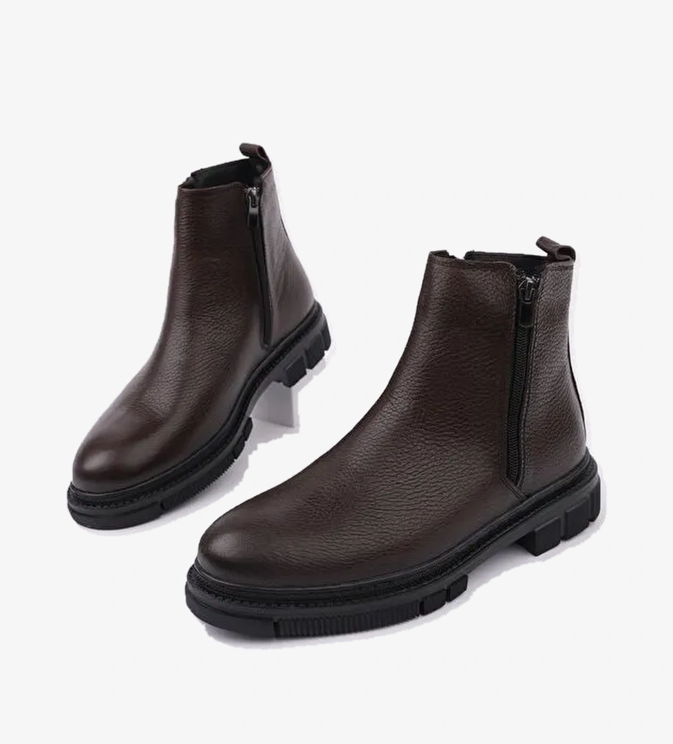 Chelsea Çift Fermuarlı Erkek Kışlık Bot