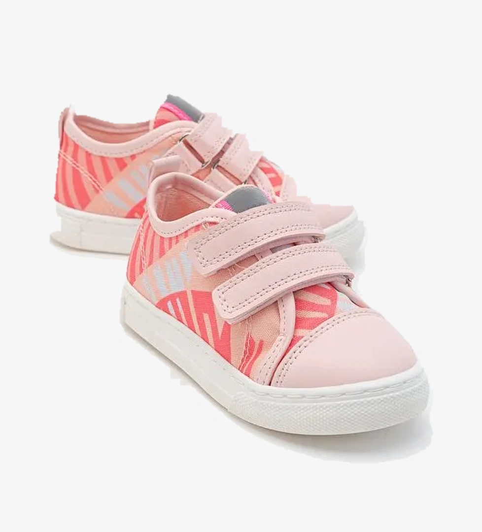 Kız Çocuk Pudra Sneaker Ayakkabı - Görsel 1