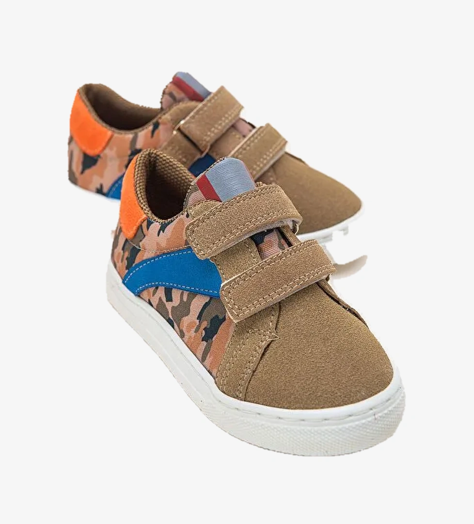 Erkek Çocuk Vizon Sneaker Ayakkabı - Görsel 1