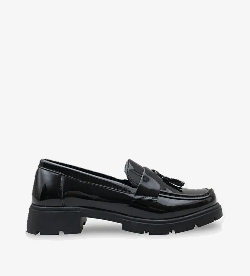 Elga Trak Tabanlı Püsküllü Kadın Loafer