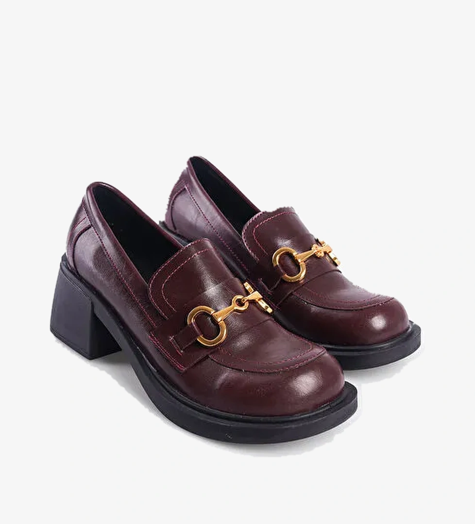 Maureen Metal Tokalı Kadın Loafer Ayakkabı - Görsel 1
