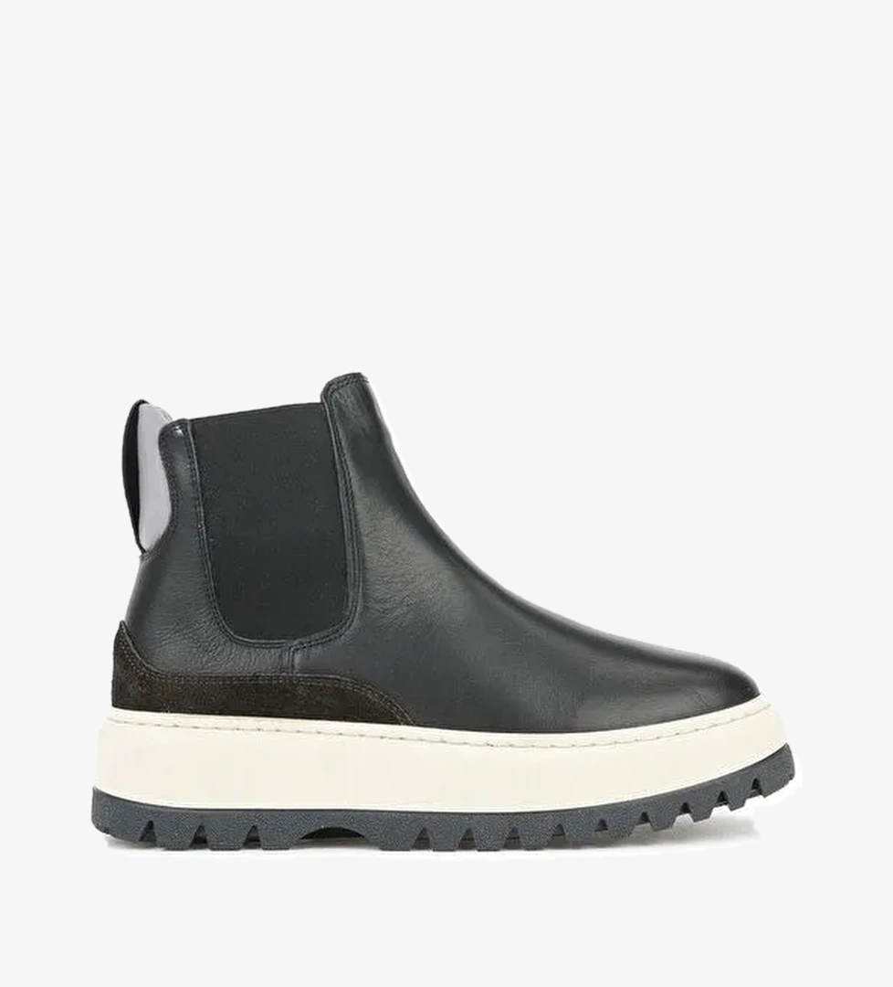 Kadın Hakiki Deri Bot 1531020Z19402 Siyah - Görsel 1