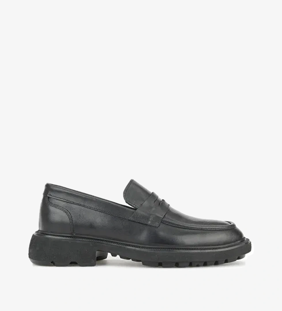 Erkek Hakiki Deri Ayakkabı 1531007Z4206 Siyah