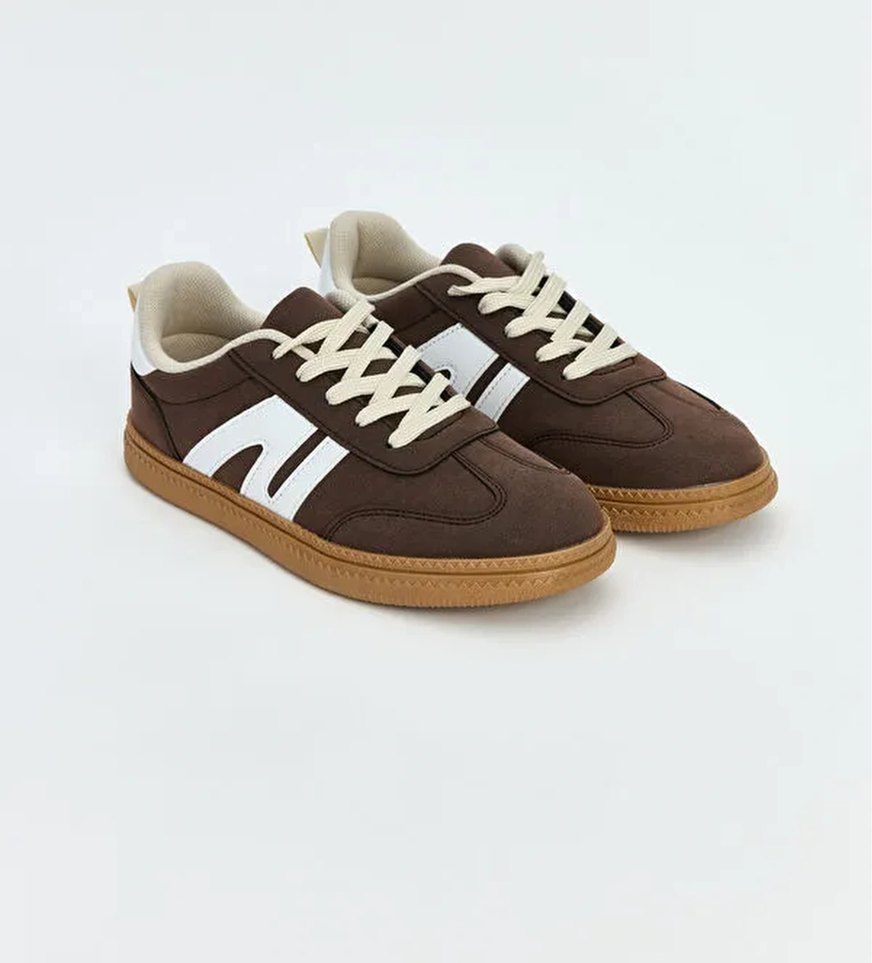 Lcw Steps Beyaz Lcw Steps Deri Görünümlü Kız Çocuk Spor Ayakkabı