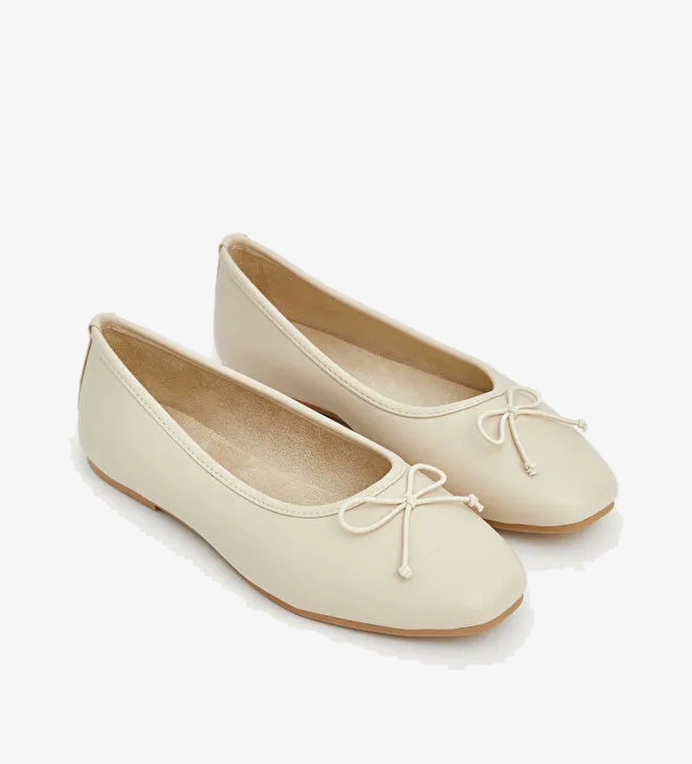 Lcw Steps Kahverengi Lcw Steps Süet Görünümlü Kadın Babet