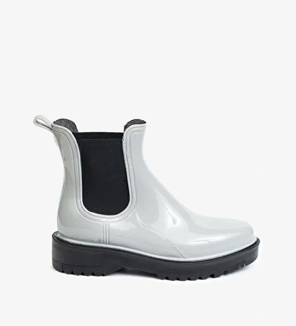 Parlak Chelsea Yağmur Botu