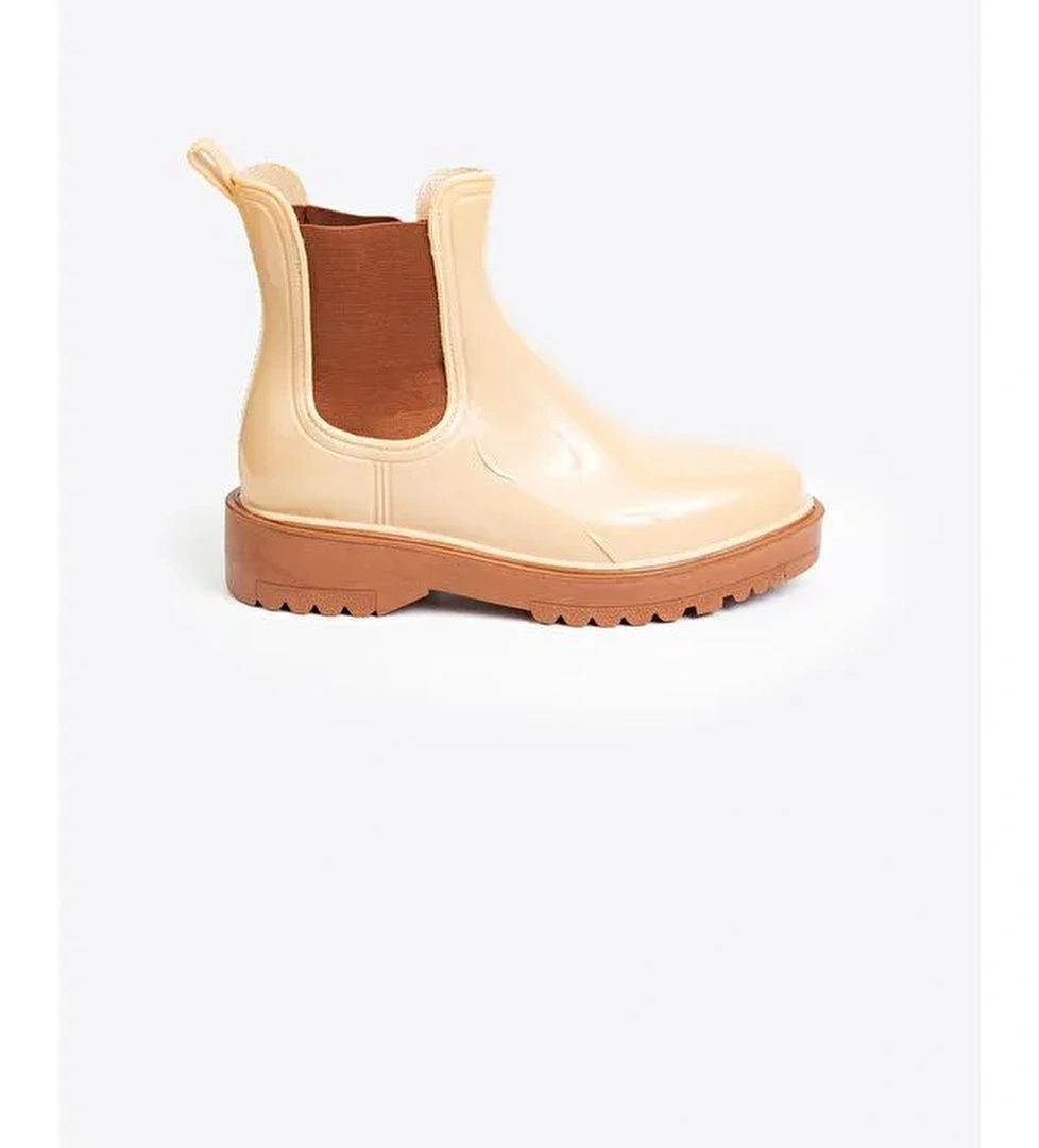 Parlak Chelsea Yağmur Botu - Görsel 1