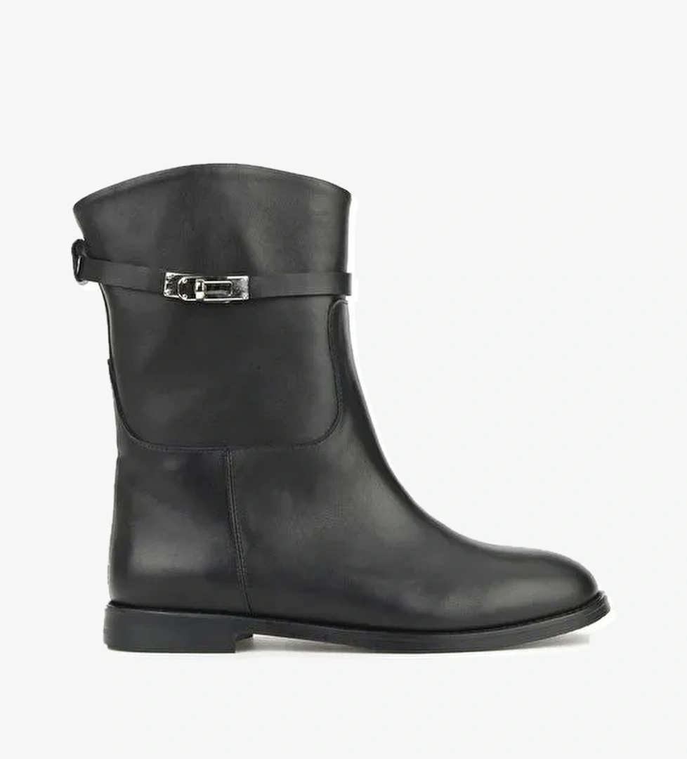 Kadın Hakiki Deri Çizme 1531030Z25112 Siyah - Görsel 1