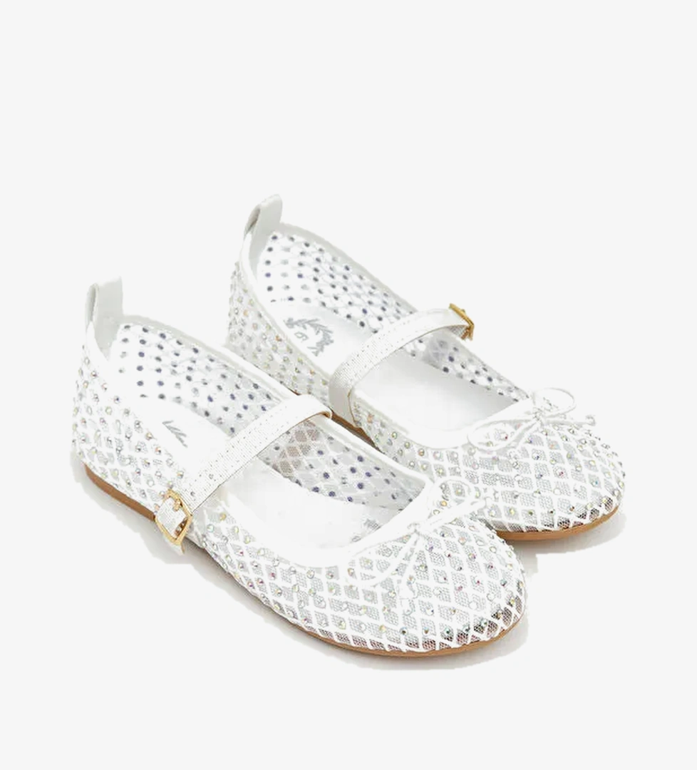Lcw Steps Ekru Lcw Steps Fiyonk Detaylı Kız Çocuk Babet