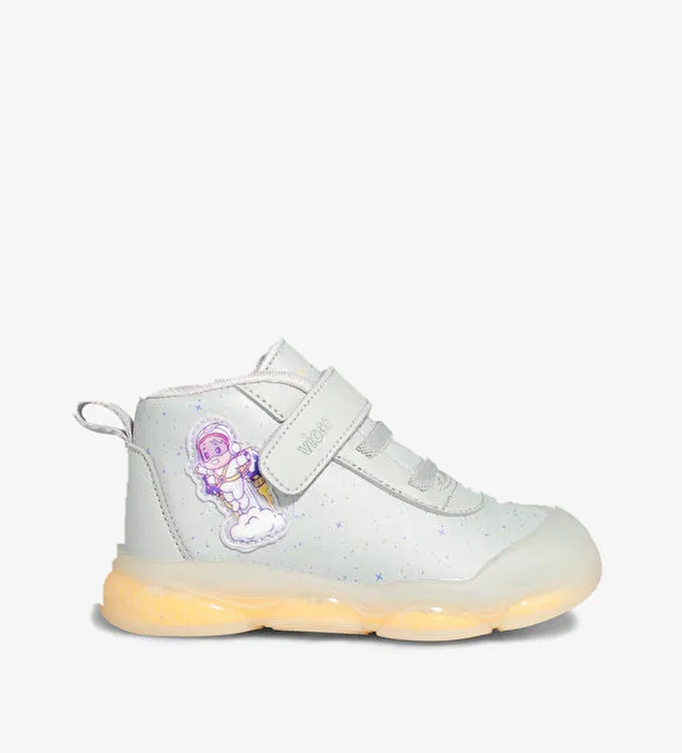 Geminis Işıklı Erkek Bebek Gri Bot - Görsel 1