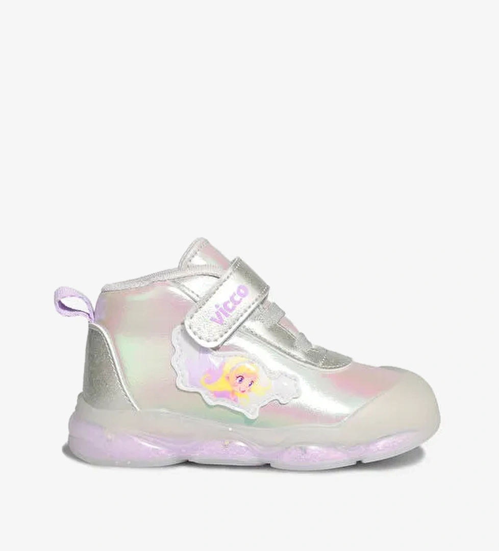 Vicco Gemini Işıklı Kız Bebek Gri Bot model görseli