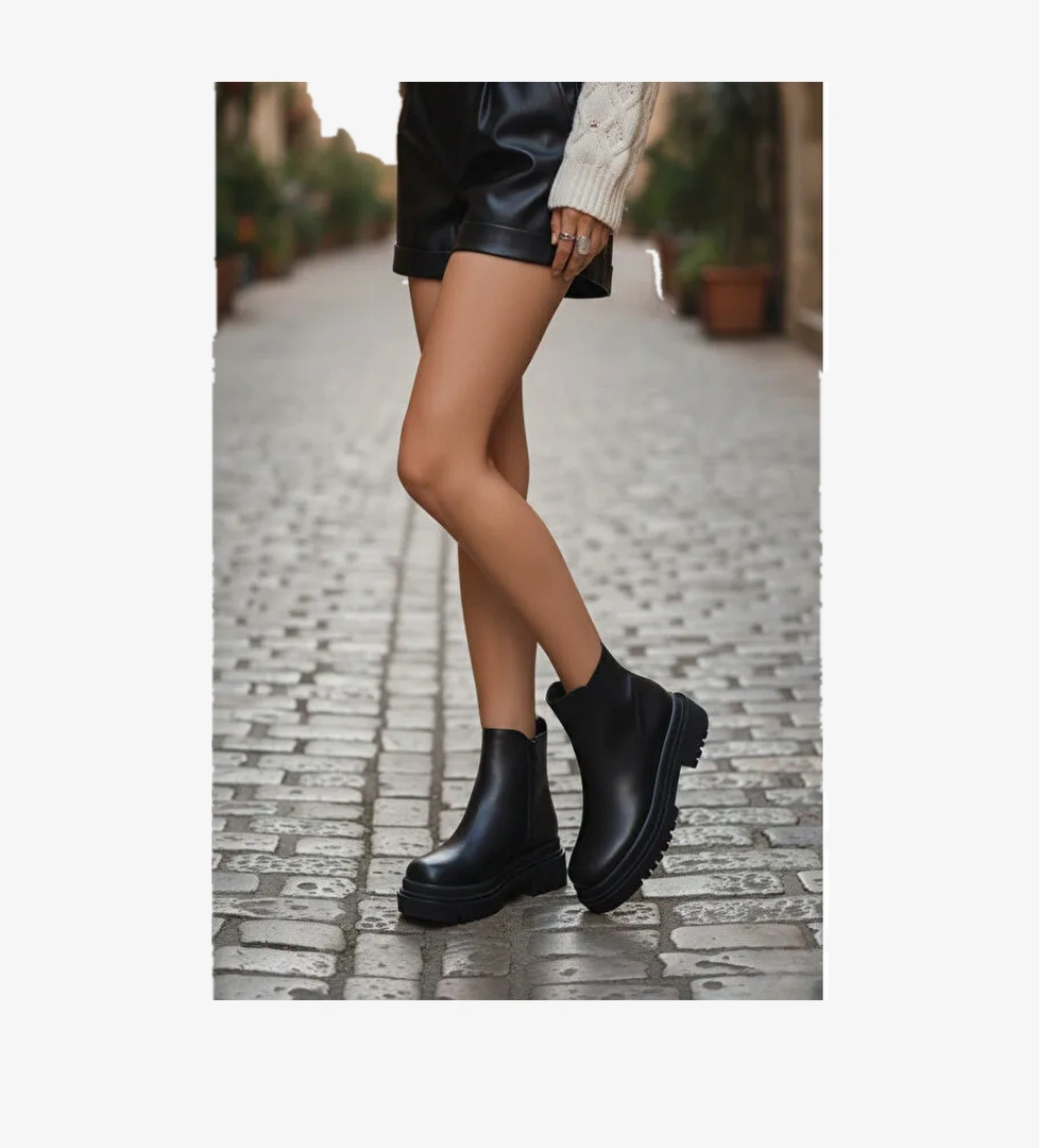 Kadın Pera Garantili Su Geçirmez Kaymaz Taban Bot - Görsel 1