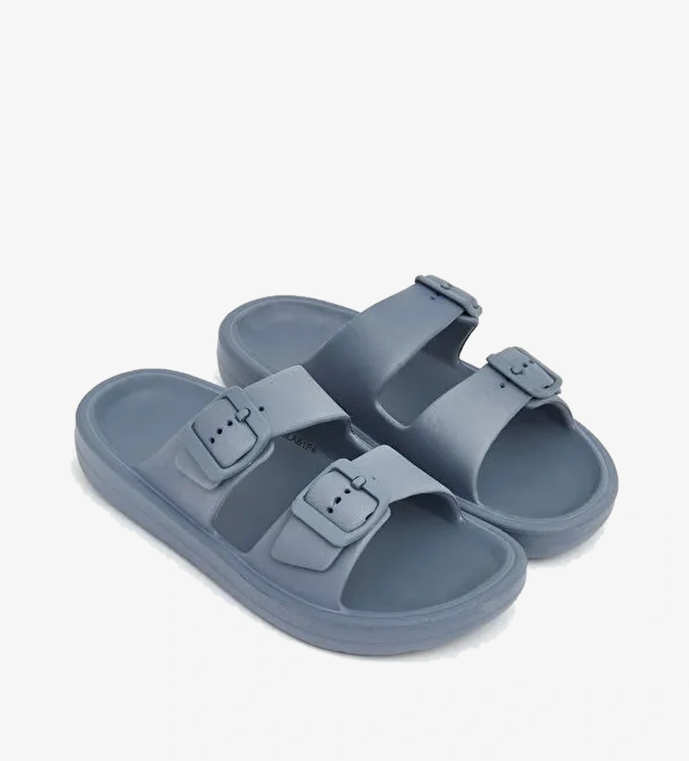 Lcw Steps Yeşil Lcw Steps Çift Bantlı Erkek Çocuk Terlik