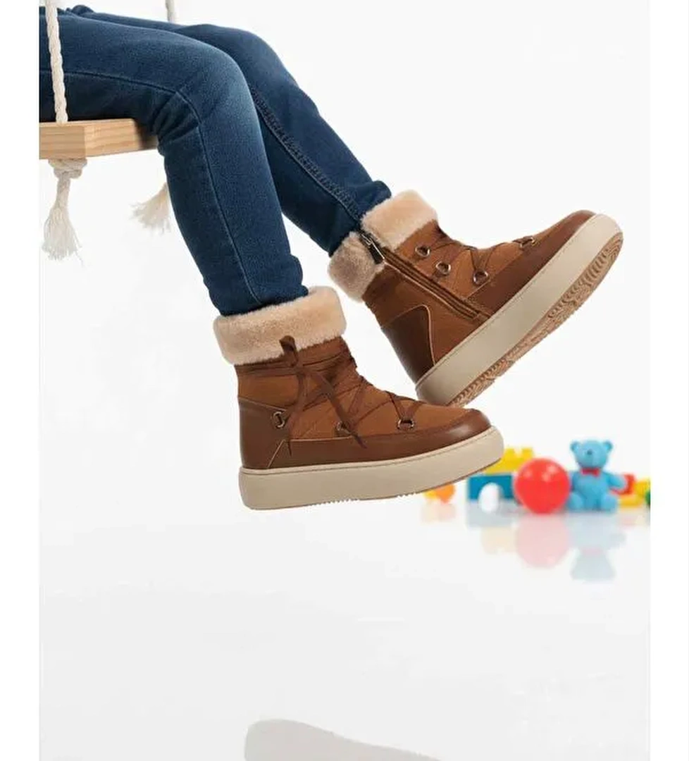 Taba İçi Polarlı Kaymaz Kız Çocuk Bot Selis F