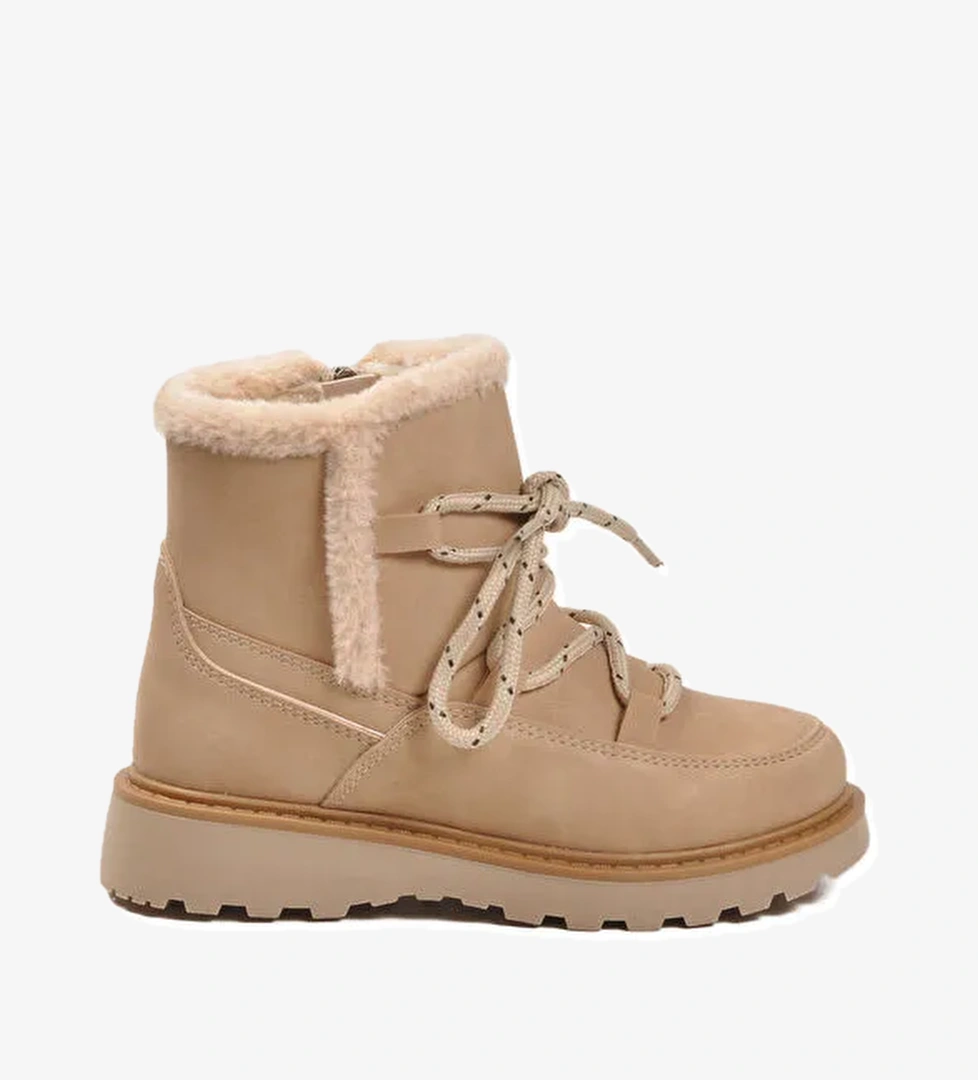 Bej İçi Polarlı Kaymaz Kız Çocuk Bot Lina F - Görsel 1