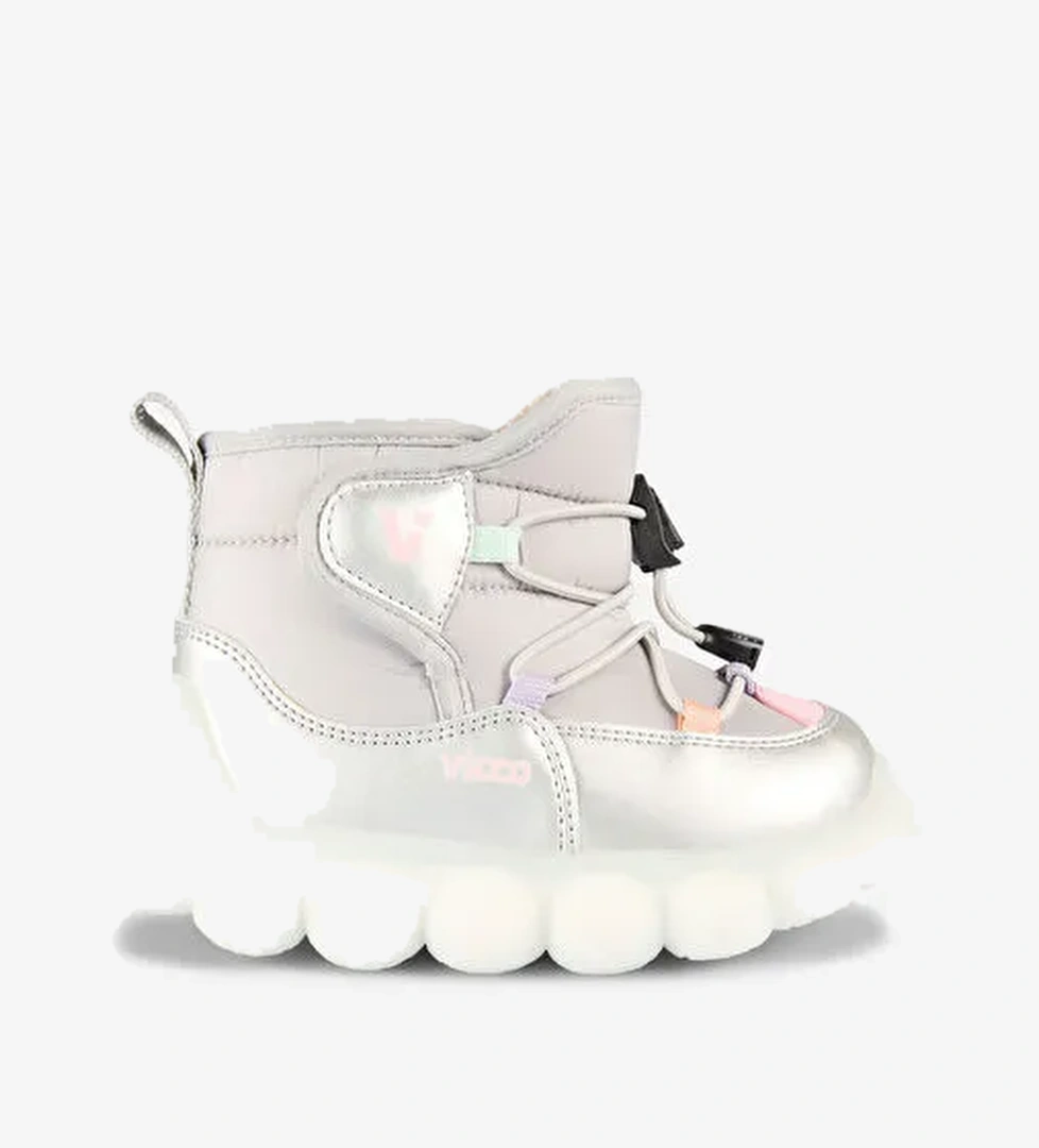 Vicco Tatu Işıklı Kız Bebek Gri Bot model görseli