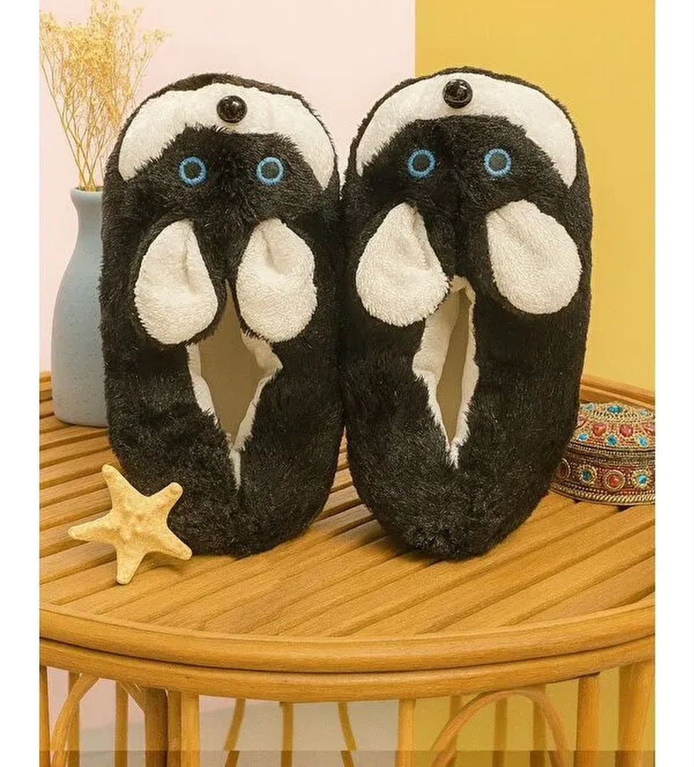 HAMSTER Pelüş Unisex Hayvanlı Panduf Ev Ayakkabısı Pufidik
