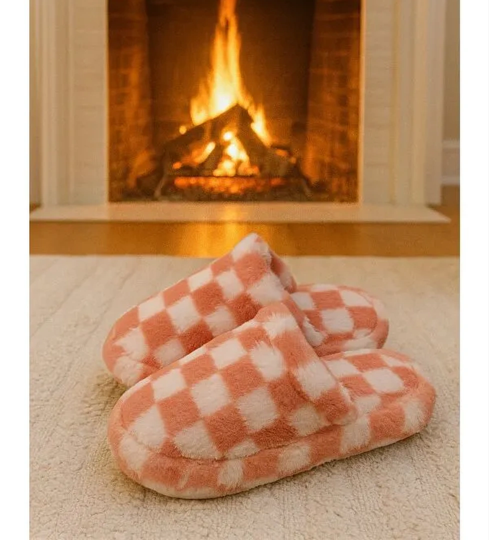 KARELİ Kapalı Kadın Ev Terliği Günlük Rahat Kışlık Terlik