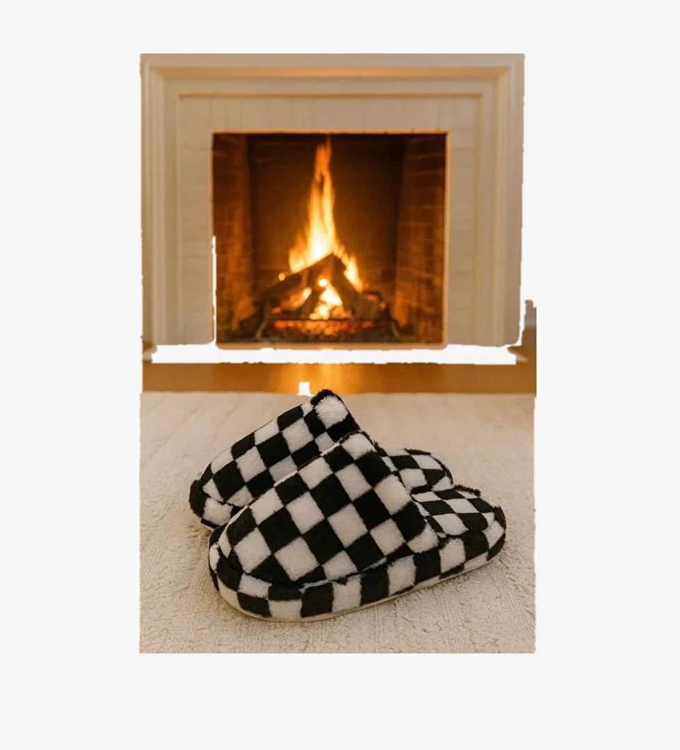 KARELİ Kapalı Kadın Ev Terliği Günlük Rahat Kışlık Terlik - Görsel 1