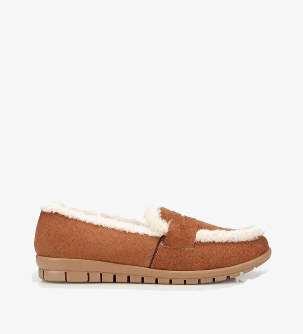 Yaya By Hotiç Bej Yaya By Hotiç Yaya By Kadın İçi Kürklü Düz Ayakkabı