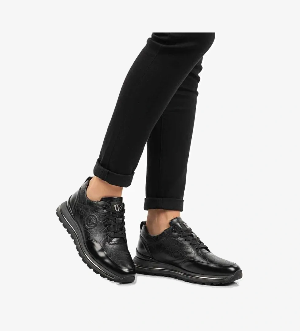 Voyager Kahverengi Voyager Hakiki Deri Bağcıklı Erkek Sneaker