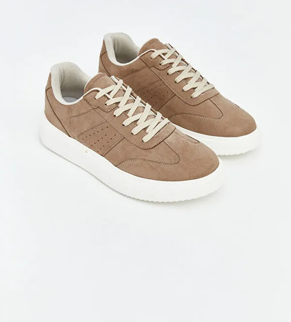 Lcw Steps Siyah Lcw Steps Deri Görünümlü Erkek Spor Ayakkabı