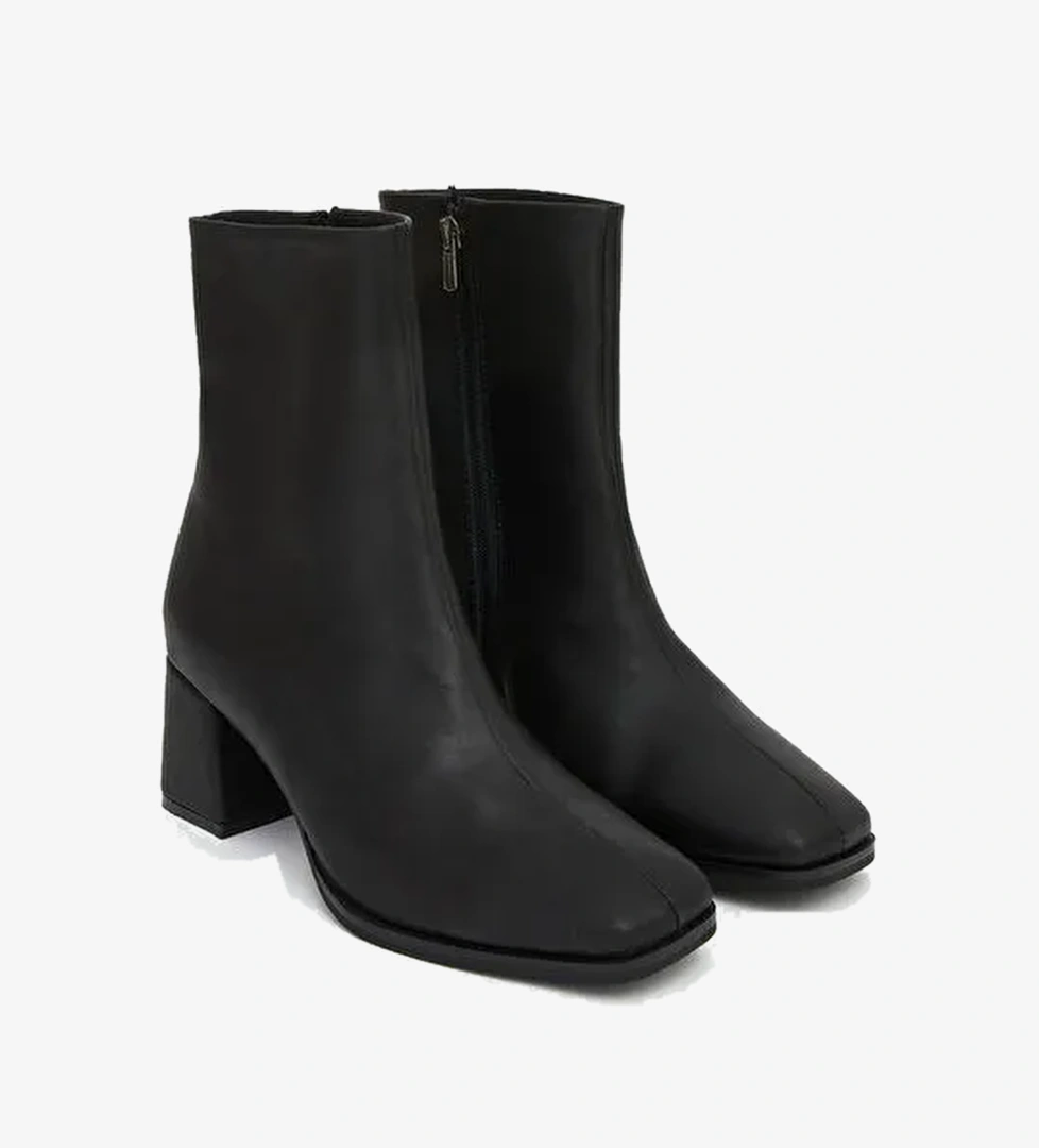 Lcw Steps Kahverengi Lcw Steps Süet Görünümlü Kalın Topuklu Bot