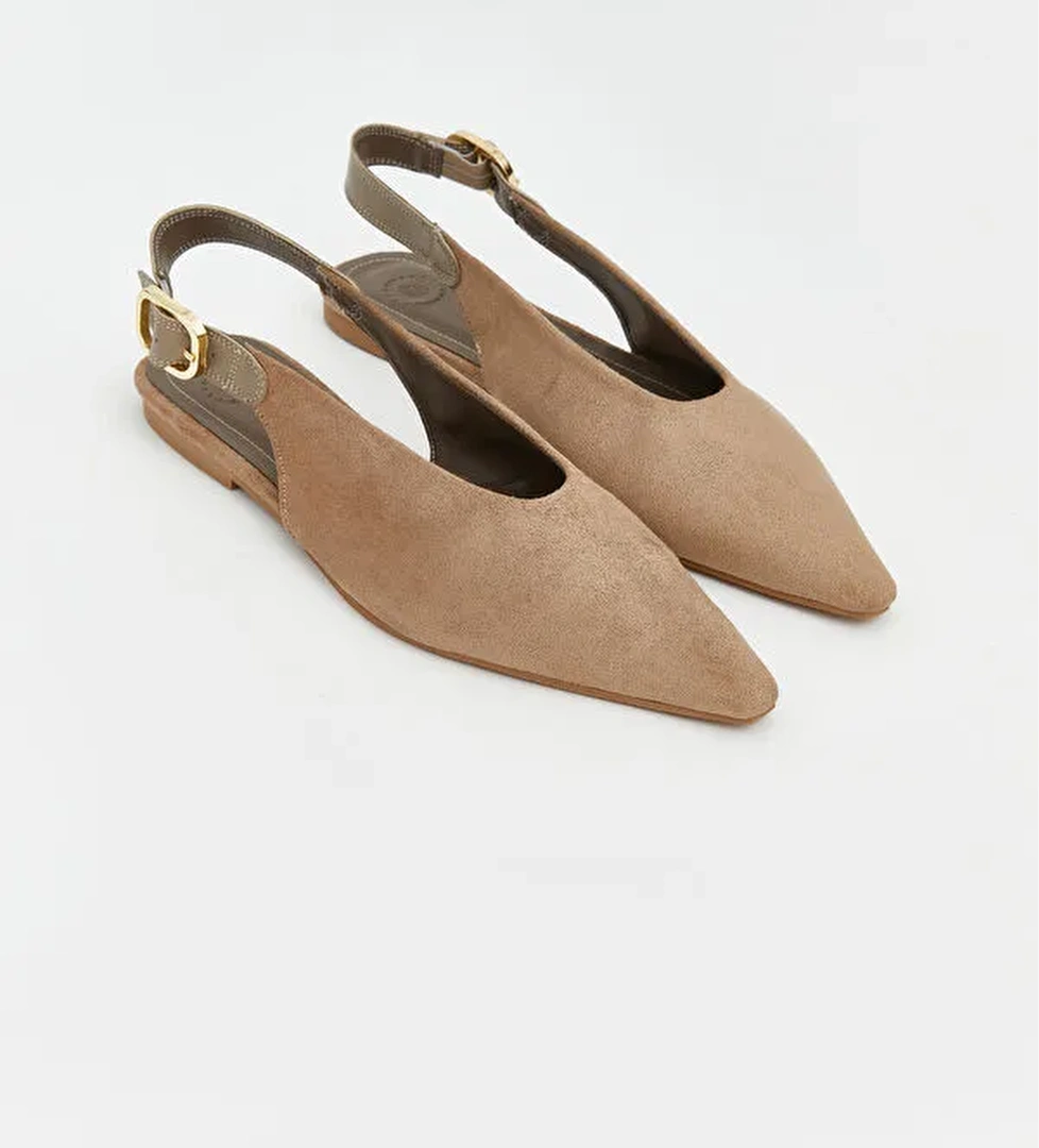 Lcw Steps Kahverengi Lcw Steps Sivri Burun Kadın Topuklu Ayakkabı