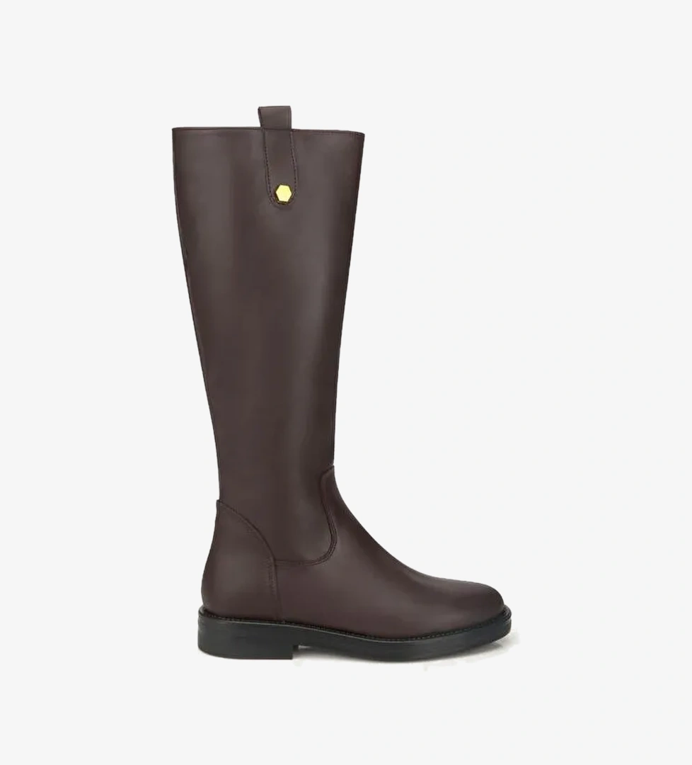 Yaya By Hotiç Kahverengi Yaya By Hotiç Yaya By Kadın Binici Düz Çizme