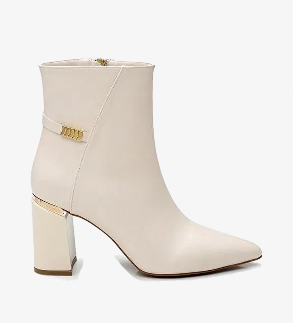 Yaya By Hotiç Kahverengi Yaya By Hotiç Yaya By Kadın Fermuarlı Kalın Topuklu Bot