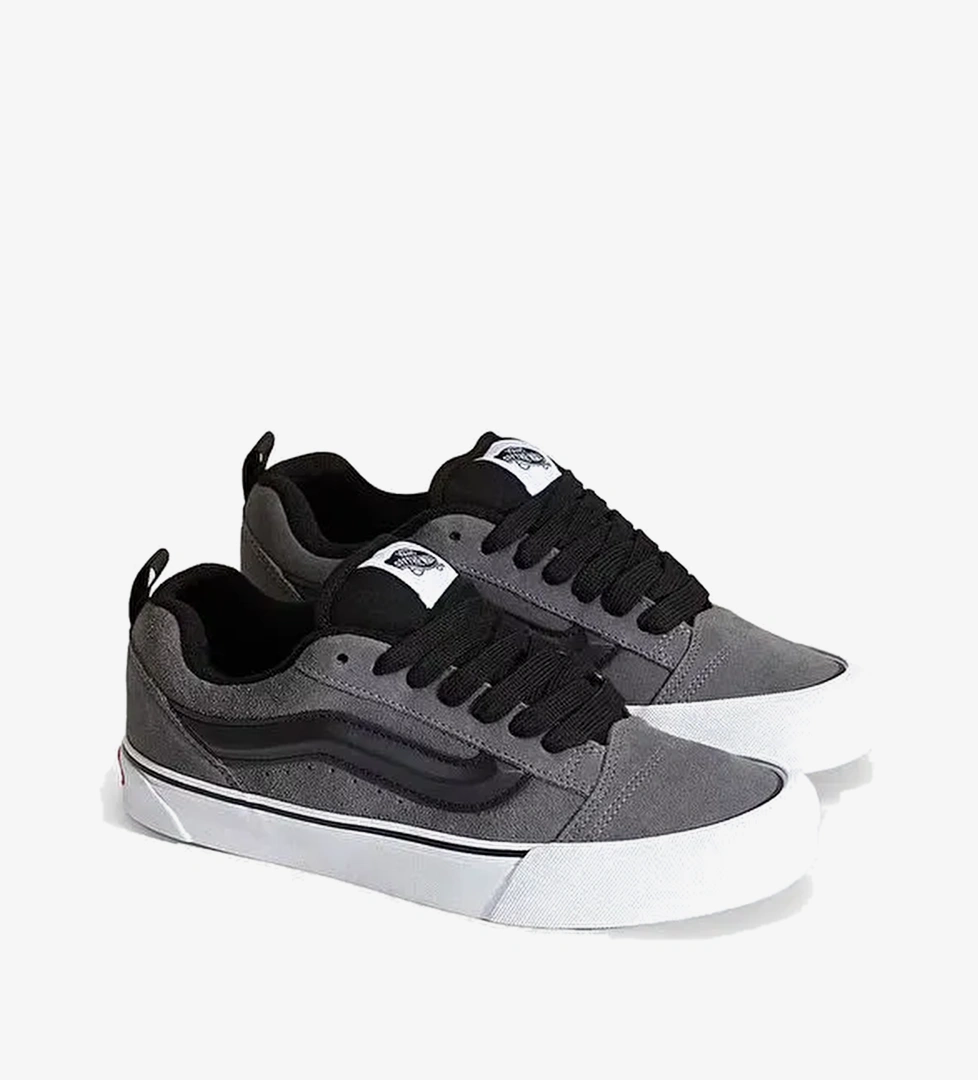 Vans Vans Gri Knu Skool Logolu Süet Sneaker Ayakkabı VN000DAJPWT1 LC Waikiki'de! Gri - 1. görsel