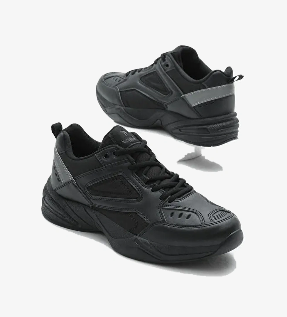 Tonny Black Siyah Tonny Black Poli Taban Unisex Yüksek Bağcıklı Spor Ayakkabı