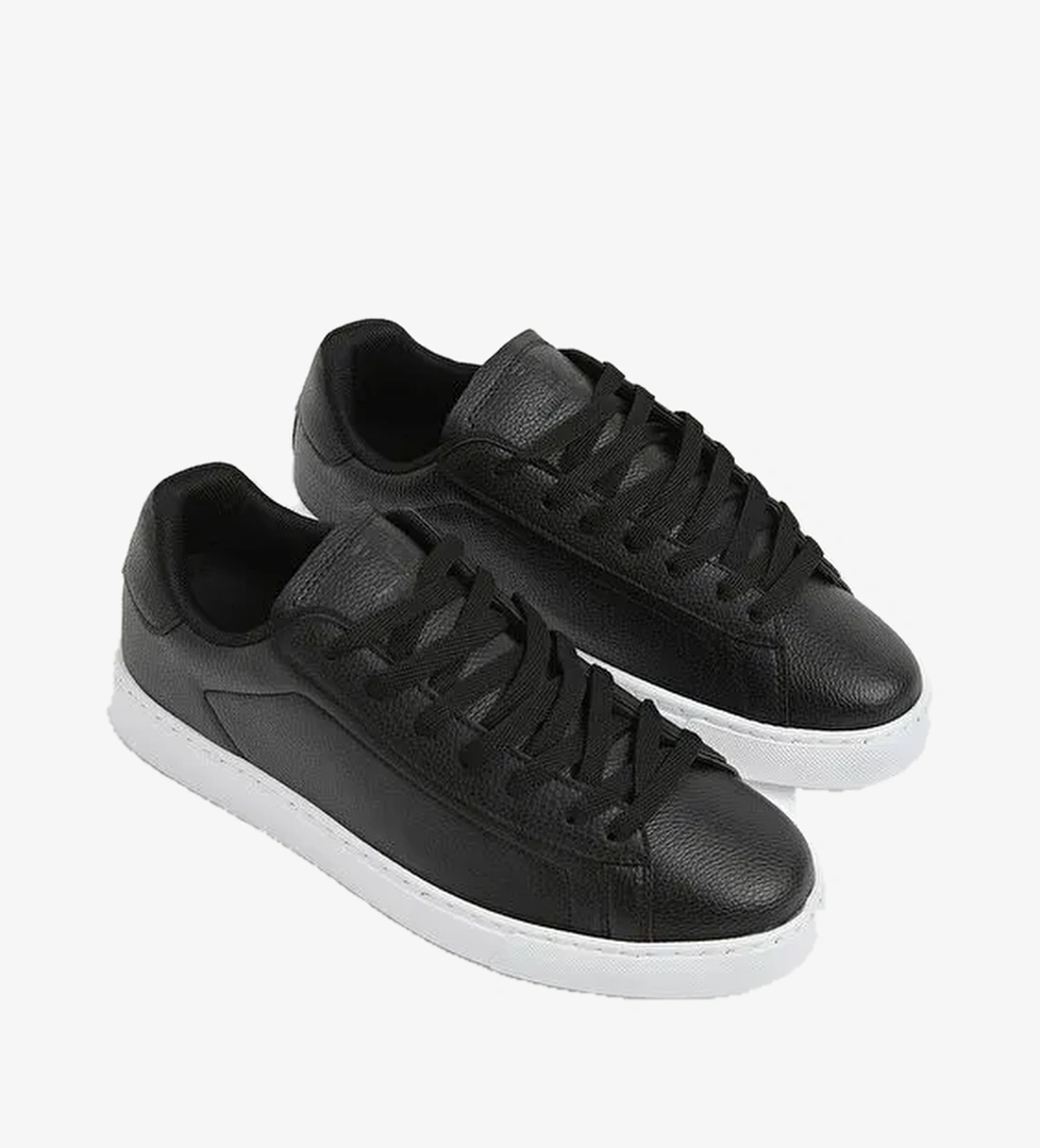 Tonny Black Siyah Tonny Black Poli Taban Erkek Bağcıklı Günlük Spor Ayakkabı