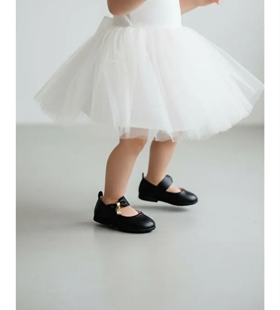 Gorkem Bebe Ayakkabi Beyaz Gorkem Bebe Ayakkabi Taşlı Kız Çocuk Babet