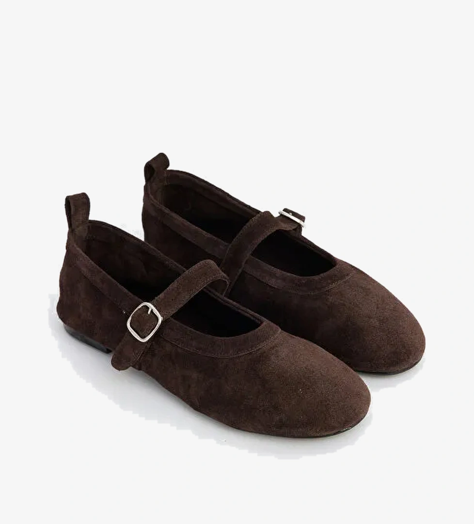 Lcw Steps Bej Lcw Steps Süet Kadın Babet