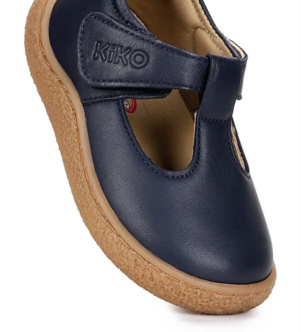 Kiko Kids Beyaz Kiko Kids Lija %100 Deri Günlük Kız Bebek Babet Ayakkabı