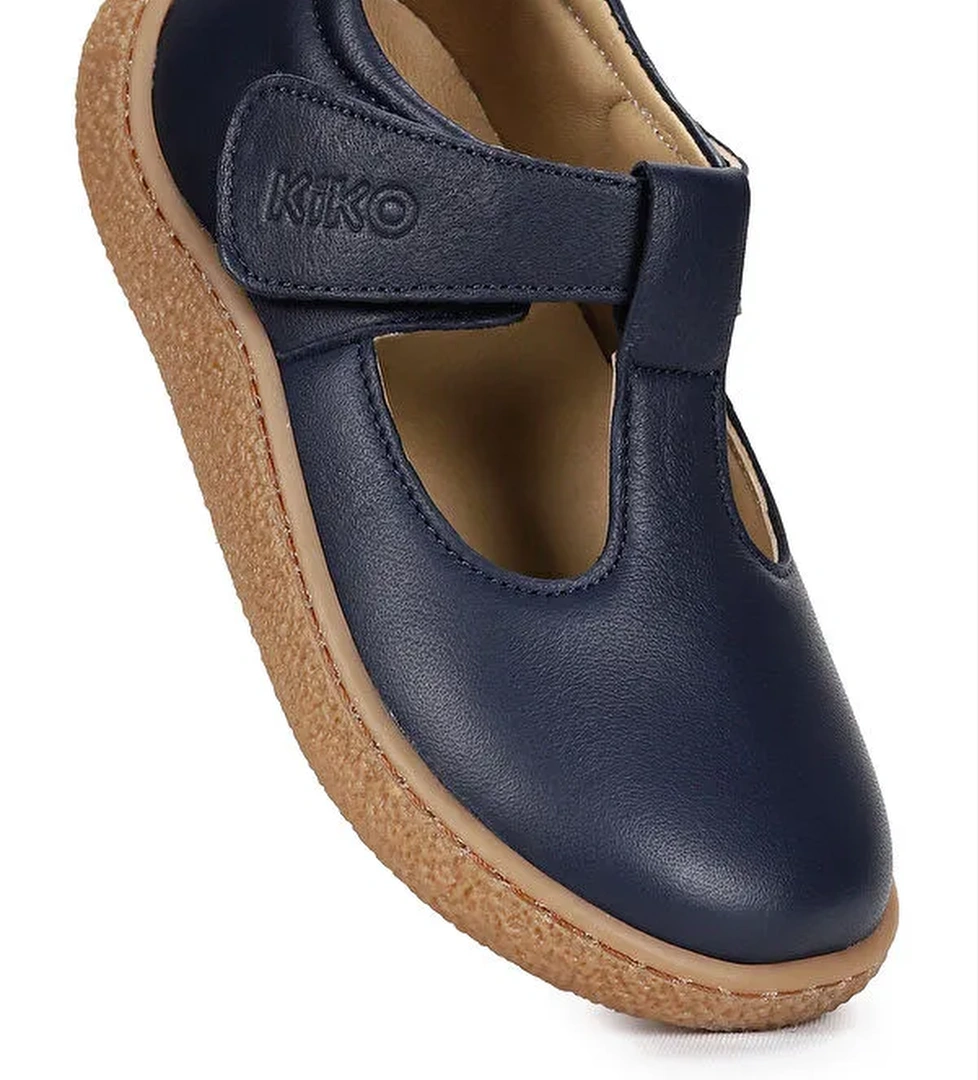 Kiko Kids Beyaz Kiko Kids Lija %100 Deri Günlük Kız Çocuk Babet Ayakkabı