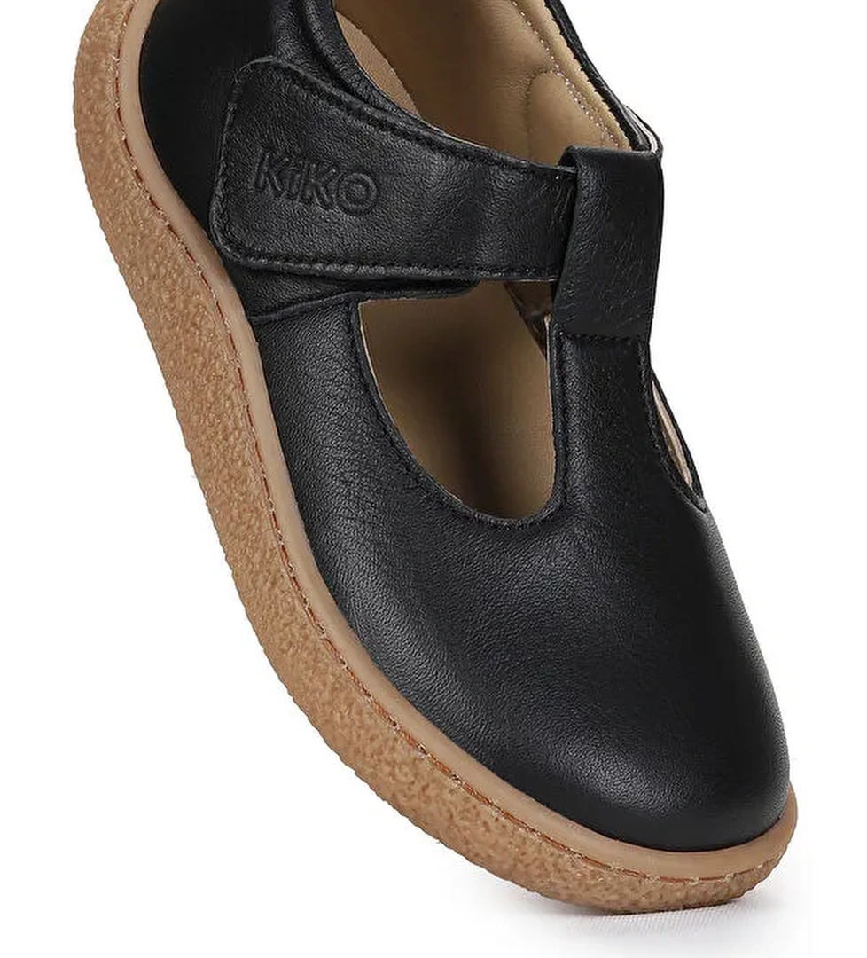 Kiko Kids Beyaz Kiko Kids Lija %100 Deri Günlük Kız Çocuk Babet Ayakkabı