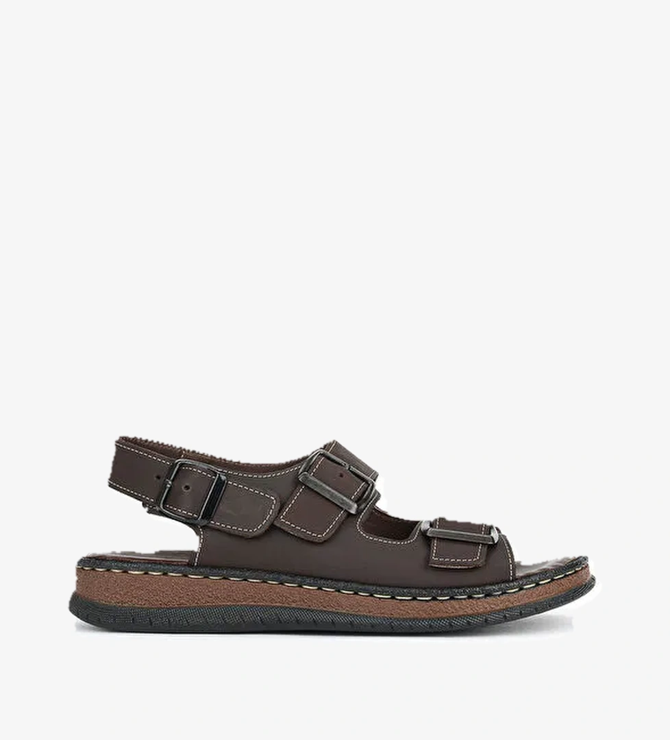 Ziya Ayakkabi Haki Ziya Ayakkabi Hakiki Erkek Deri Sandalet 1611045ZS3