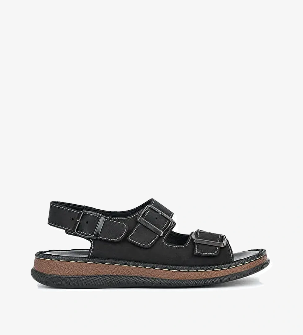 Ziya Ayakkabi Haki Ziya Ayakkabi Hakiki Erkek Deri Sandalet 1611045ZS3