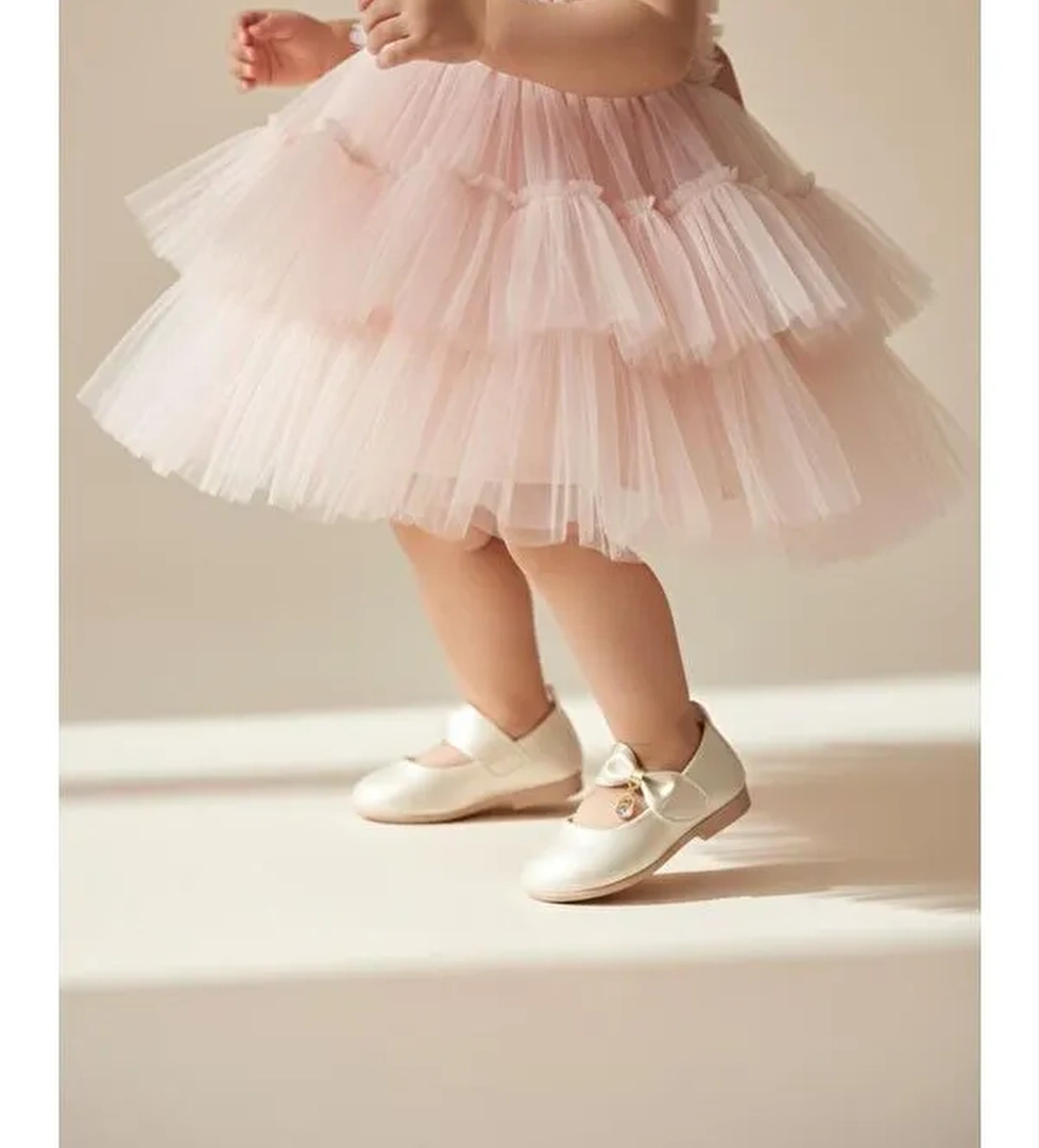 Gorkem Bebe Ayakkabi Beyaz Gorkem Bebe Ayakkabi Taşlı Kız Çocuk Babet