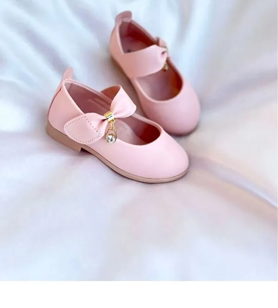 Gorkem Bebe Ayakkabi Beyaz Gorkem Bebe Ayakkabi Taşlı Kız Çocuk Babet