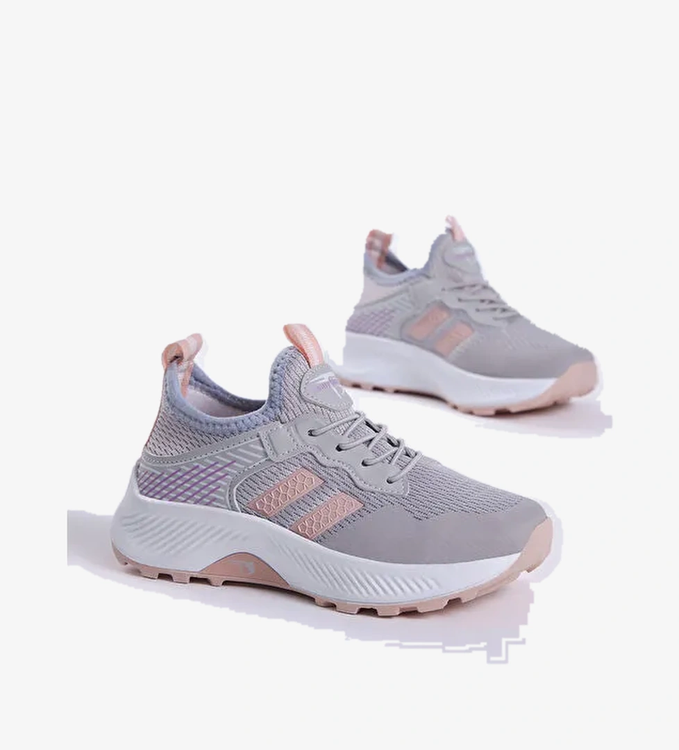 Tonny Black Beyaz Tonny Black Rahat Kalip Çocuk Unisex Nefes Alabilen Kumaş Bağcıklı Sneaker