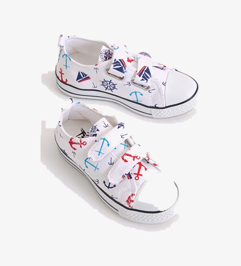 Tonny Black Siyah Tonny Black Rahat Kalip Çocuk Unisex Işıklı Cırtlı Spor Ayakkabı