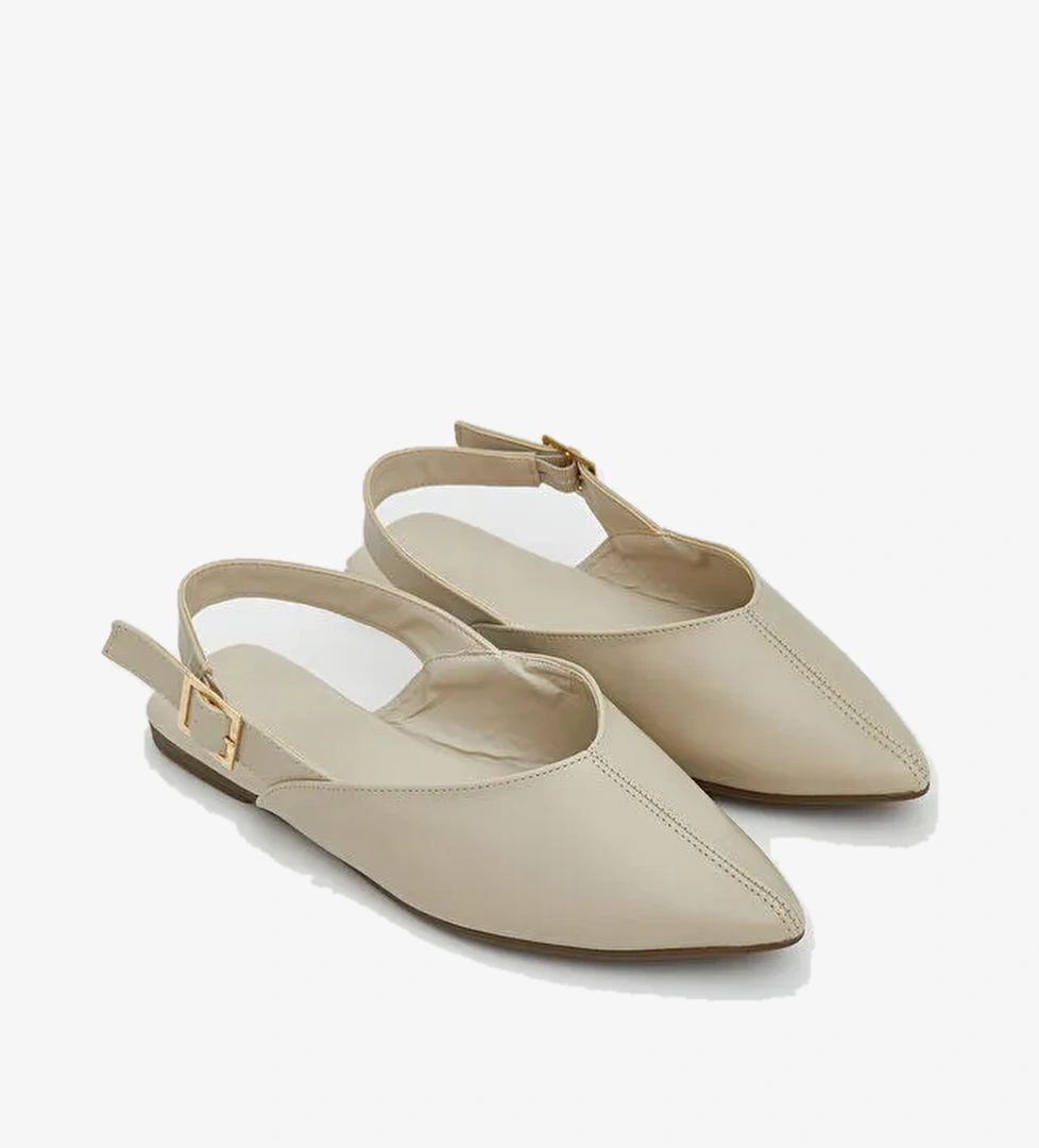 Lcw Steps Siyah Lcw Steps Sivri Burun Kadın Babet