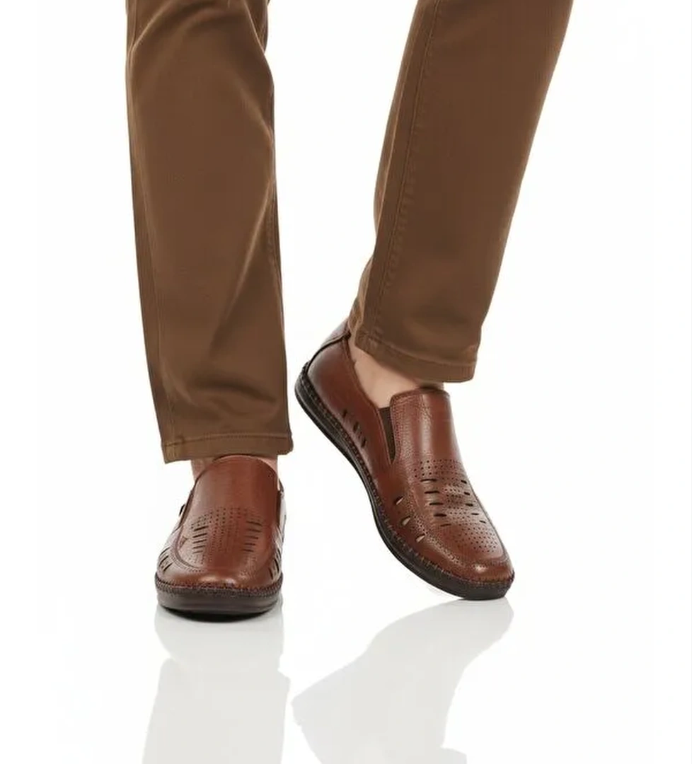 Ayakmod Kum Ayakmod Nubuk Hakiki Deri Jel Taban Anatomik Erkek Casual Ayakkabı 410 M