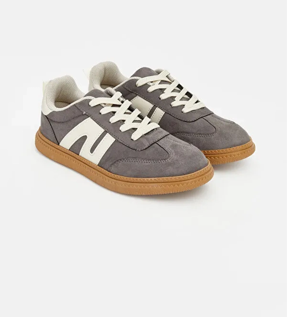 Lcw Steps Kahverengi Lcw Steps Süet Görünümlü Erkek Çocuk Spor Ayakkabı